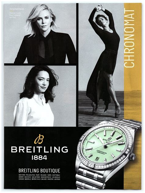 yoo chen breitling|charlize Breitling campaign.